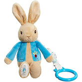 Rainbow Designs PO1451 Beatrix Potter Peter Rabbit Jiggle Attachable Soft Toy - Unisex Pram Toy for Toddlers and Babies